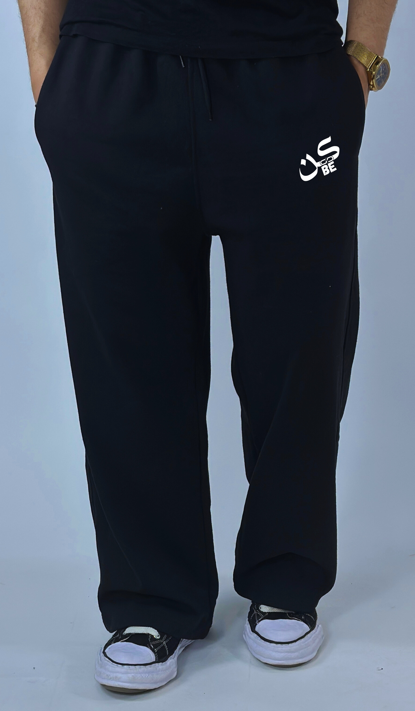 Baggy Joggers "Be" – Oversized Streetwear Cotton Pants