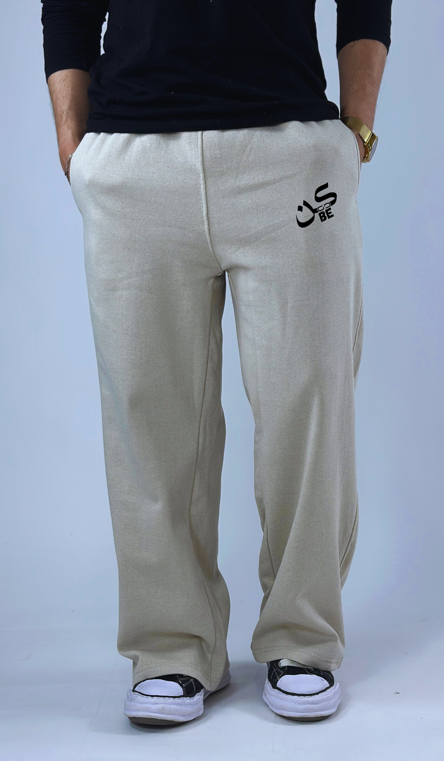 Baggy Joggers "Be" – Oversized Streetwear Cotton Pants
