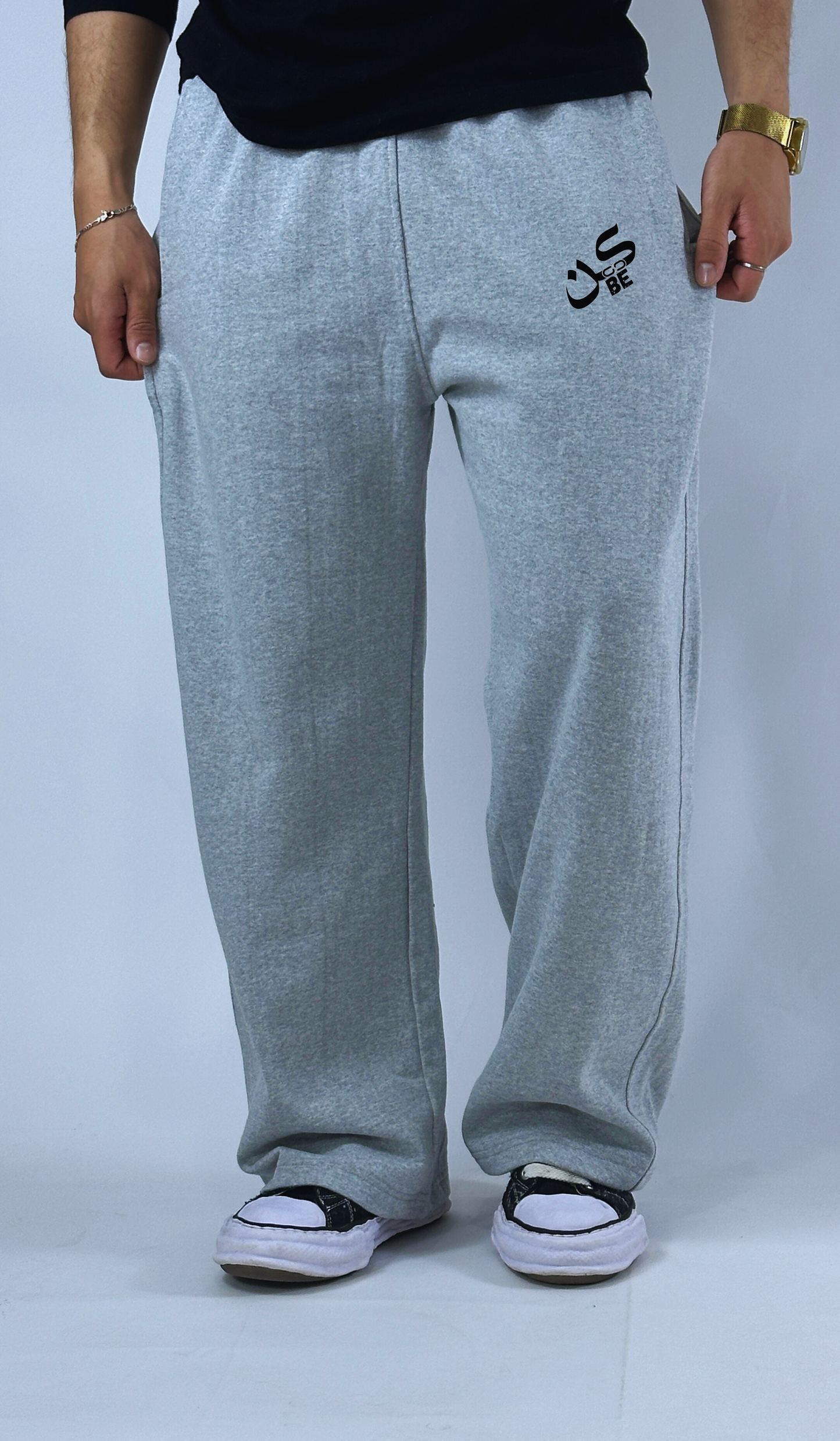 Baggy Joggers "Be" – Oversized Streetwear Cotton Pants