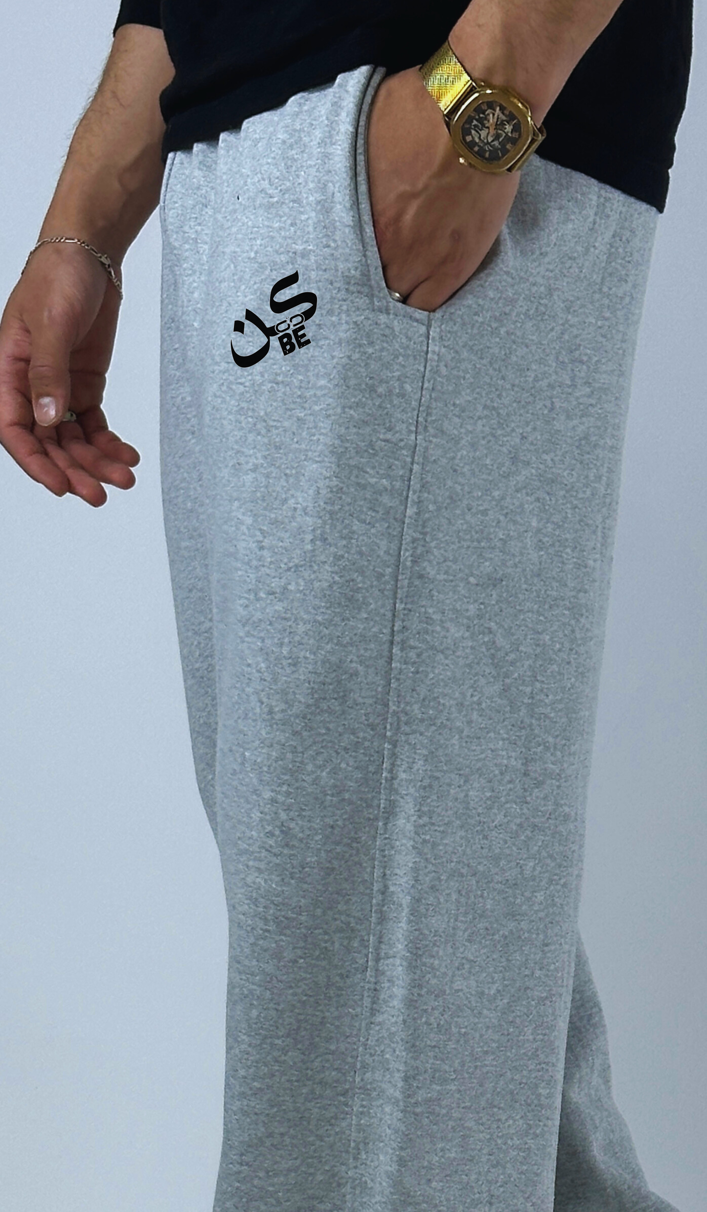Baggy Joggers "Be" – Oversized Streetwear Cotton Pants